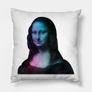 Mona Lisa holographic Pillow