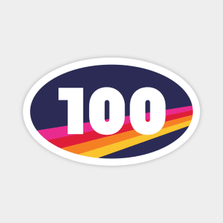 100 Mile Trail and Ultra Running Bright Colors Magnet