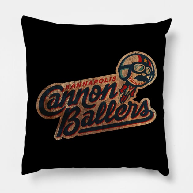 Kannapolis Cannon Ballers Pillow by rebecca.sweeneyd