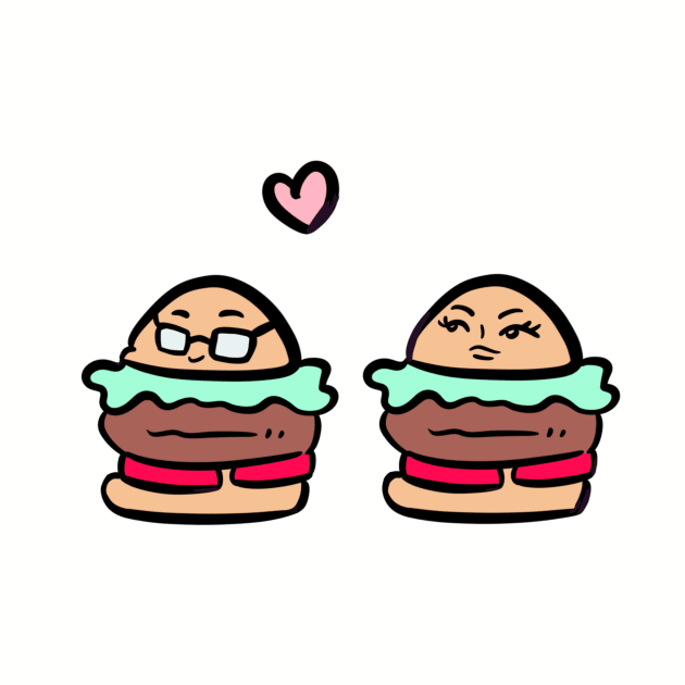 Hamburger Lovers by Sasha Banana 