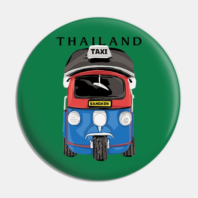 Tuk Tuk Bangkok Pin by KewaleeTee