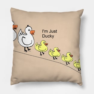Just Ducky Ducks Pillow