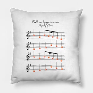 Call me by your name mystery of love peaches song fan art Pillow