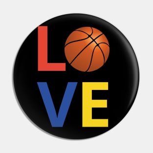 love basketball Pin