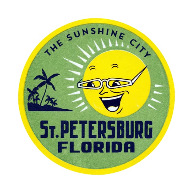 1955 Sunshine City, St. Petersburg Florida by historicimage