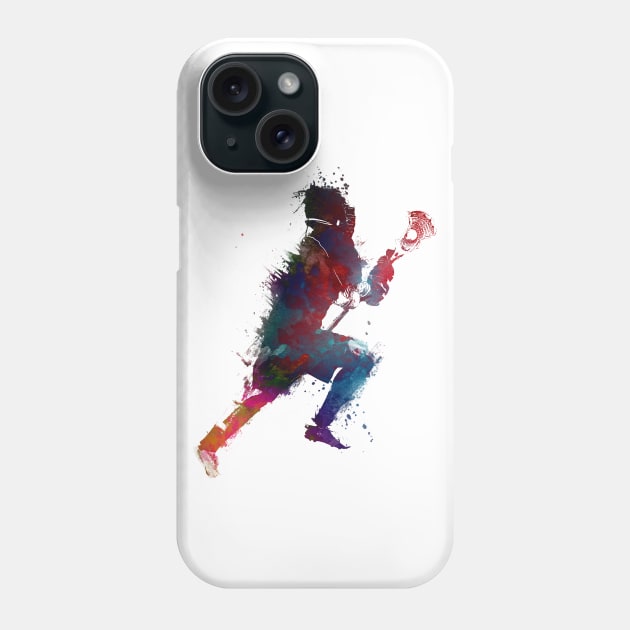 lacrosse sport art #lacrosse #sport Phone Case by JBJart