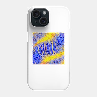 YELLOW RAİN from a VİVİD BLUE SKY Phone Case