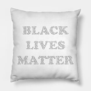 BLACK LIVES MATTER Pillow