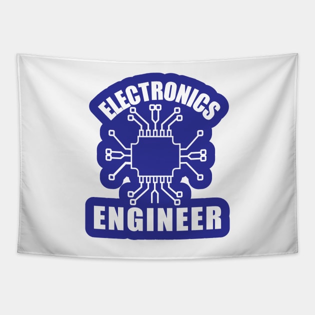 Electronics Engineer CPU Design for Electronics engineer and Technicians Tapestry by ArtoBagsPlus