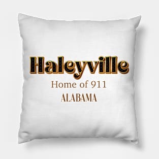 Haleyville Home Of 911 Pillow