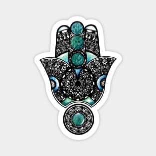 Hamsa blue hand Magnet