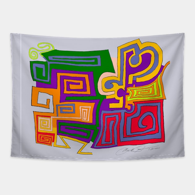 A Color Twist Tapestry by MarkArTurner