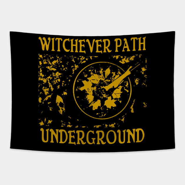 Witchever Path Underground Tapestry by Witchever Path