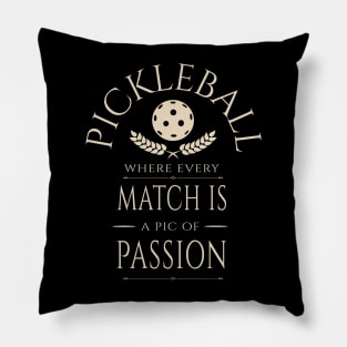 Pickleball Where Every Match is a Passion Pillow