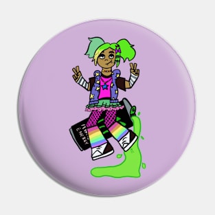 Scene girl v2 Pin