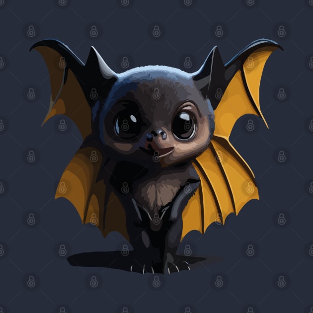 Cute Winged Bat by SARKAR3.0