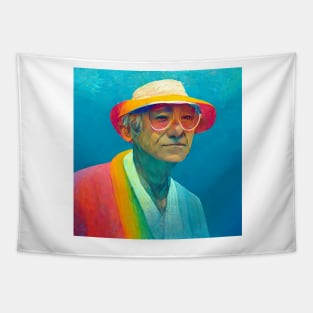 Man with glasses Tapestry