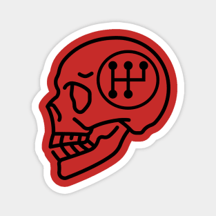 Gearhead Skull Magnet