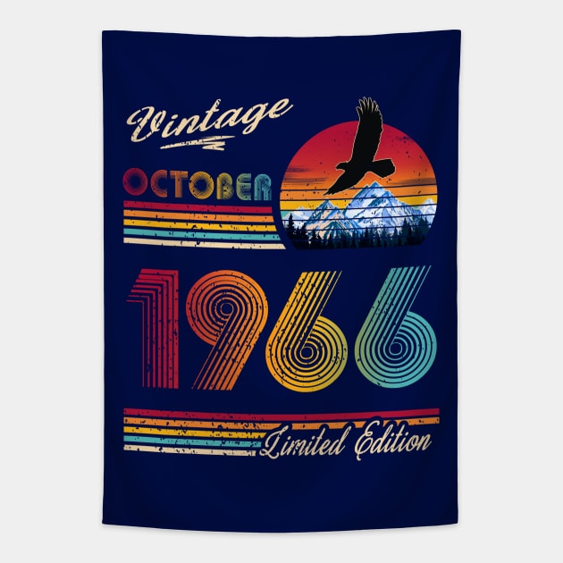 October 1966 Birthday Tapestry by Green Splash