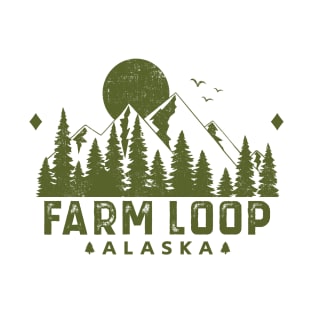 Farm Loop Alaska Mountain Souvenir T-Shirt