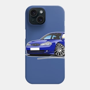 Ford Mondeo (Mk2) ST200 Blue Caricature Art Phone Case