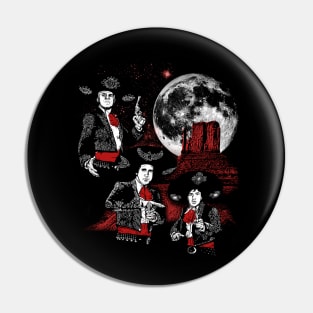 Three Amigos Moon Pin