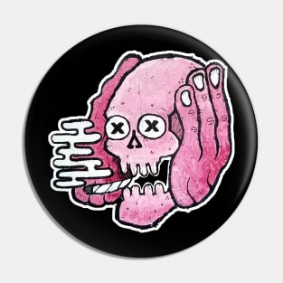 flesh monster skull Pin