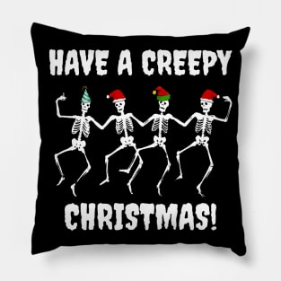 Have A Creepy Christmas Pillow