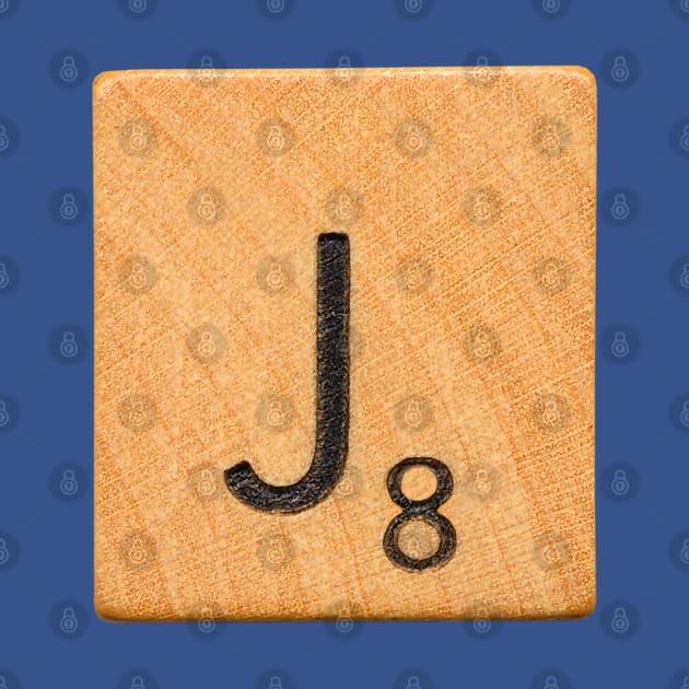 Scrabble Tile 'J' by RandomGoodness