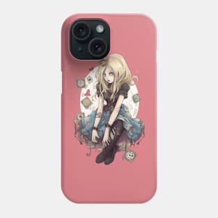 Inked Gothic Alice in Wonderland Phone Case