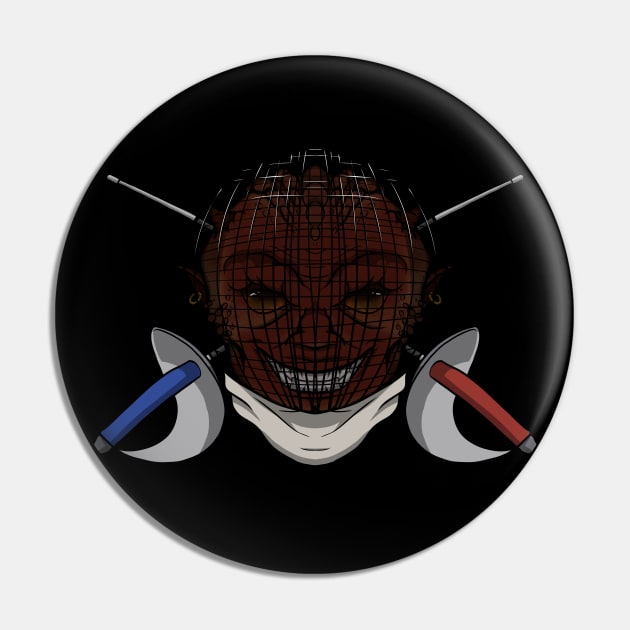 Fencing Devil (no caption) Pin by RampArt