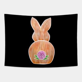 Rose Bunny Hop Tapestry