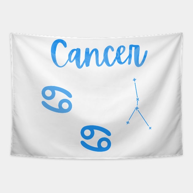 Cancer Zodiac Tapestry by lolalistic