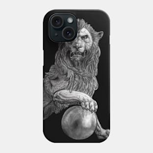 Sculpture Lion in Pencil Phone Case