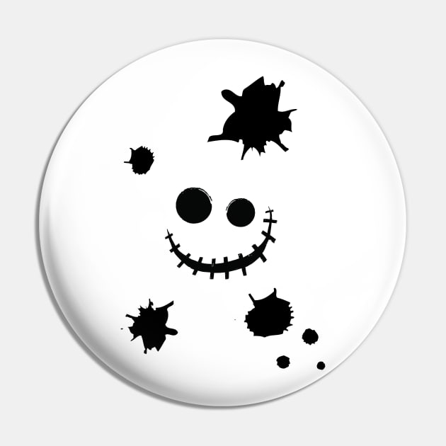 Creepy Smile Pin by RedRubi