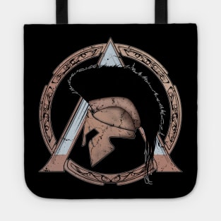 Leonidas Helmet and Sparta Symbol Tote