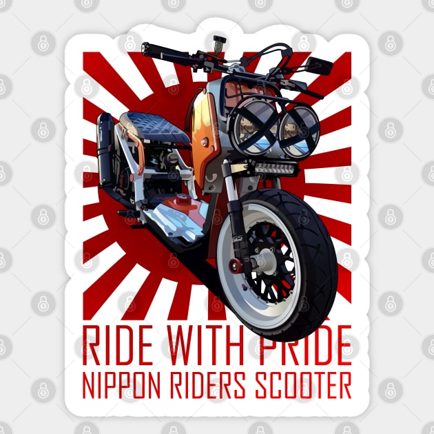 Scooter japan Sticker by Akira-31