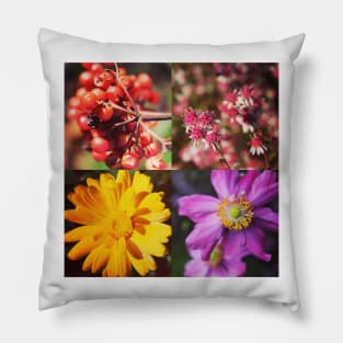 autumn flowers Pillow