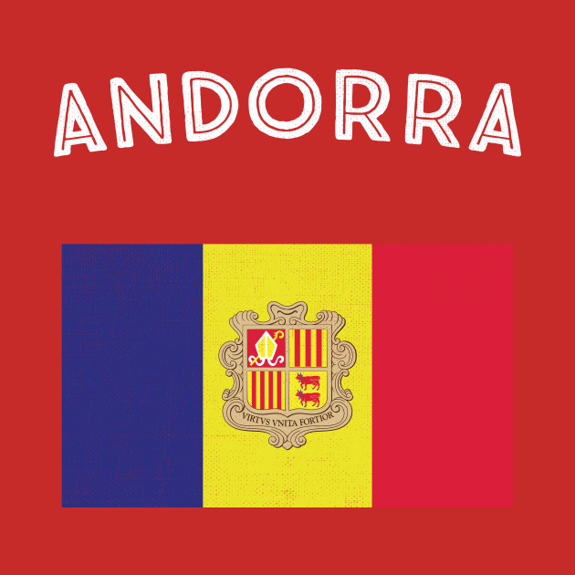 Download Andorra Flag - Andorra - Tank Top | TeePublic UK
