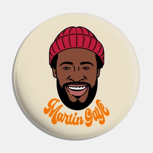 Marvin Gaye - Face Fan Art Pin