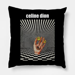 Illuminati Hand Of celine dion Pillow