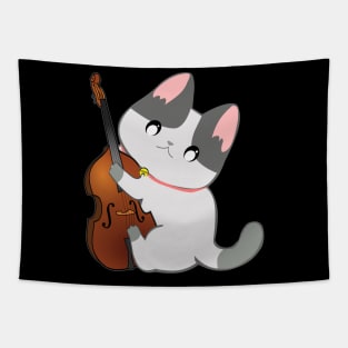 Violin Cat Tapestry