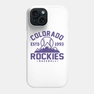 Retro Colorado Rockies 1 by Buck Tee Phone Case