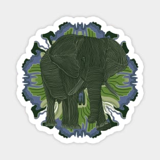 African Elephant Magnet