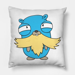 Weird Bearded Gopher Pillow