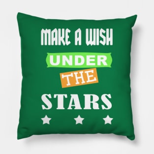 Make A Wish Under the Stars Pillow