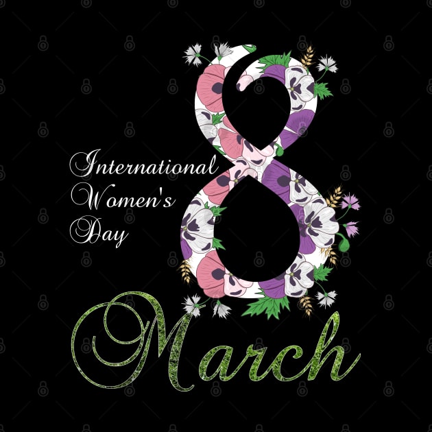 International Women's Day Pansy Flower March 8th 2023 by Ai Wanderer