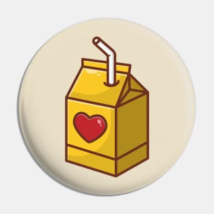 LOVE ORANGE JUICE Pin