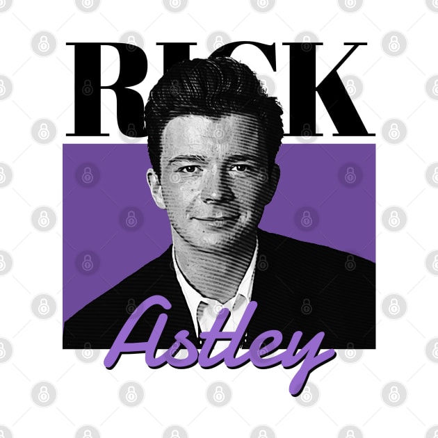 Rick astley - purple black by podni cheear