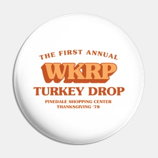 WKRP Turkey Drop Pin